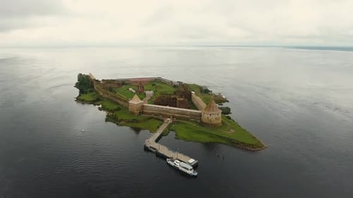 Ancient Fortress on the Island