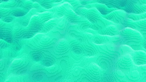 Abstract Geometric Undulating Waves Digital Background