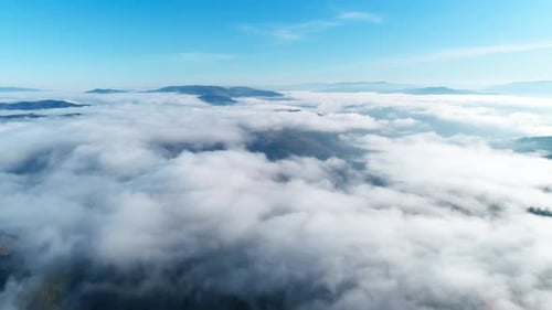 Flying Above Clouds