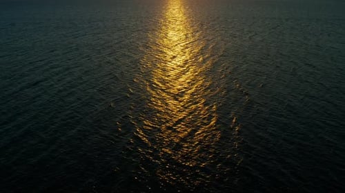 Sunset Over the Sea