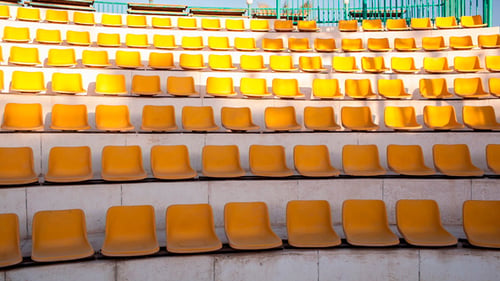 Rows Of Empty Seats