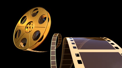 Cinema Reel with transparent background