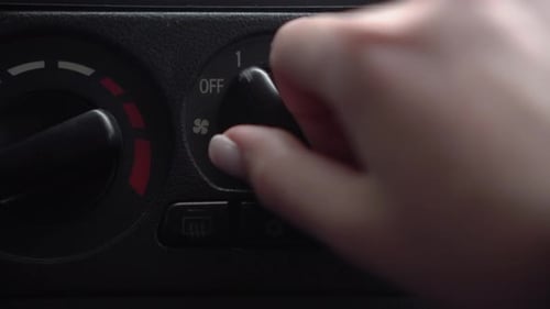 Adjusting Car Fan Speed and Air Conditioning