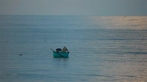 Angeln im Meer