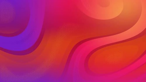 Dreamy Shapes Stripes Background - Red