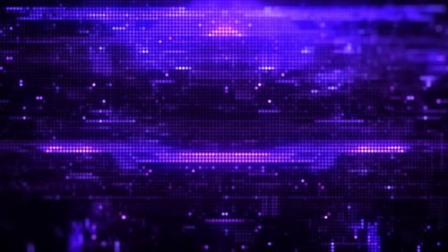Futuristic Data Grid Background Animation