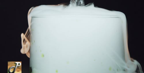 Glass With The Effect Of Dry Ice 04