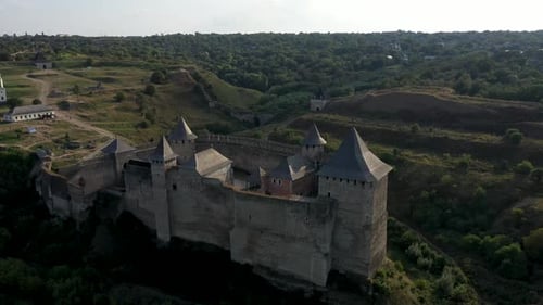 Wunderschönes altes Schloss von Khotyn