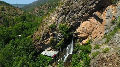 Mountain Waterfall Landscape