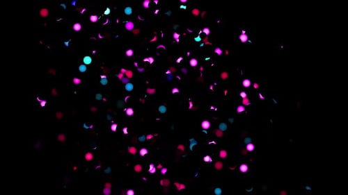 Glitter Vibrant Spheres Abstract Background Digital Rendering