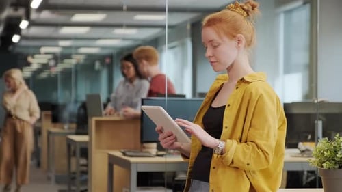 Portrait Of Young Female Office Worker