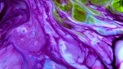 Abstract Infinity Arty Pattern Paint Liquid Concept Background Texture Footage