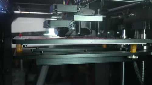 3D-Drucker druckt