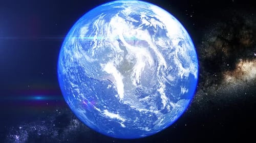 Realistic Earth Zoom Bering Strait