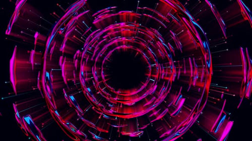Iridescent Liquid Tunnel