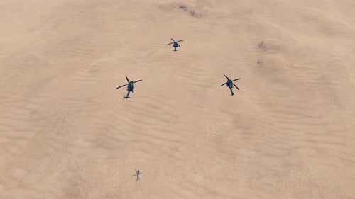 Helicopters militaires 4K