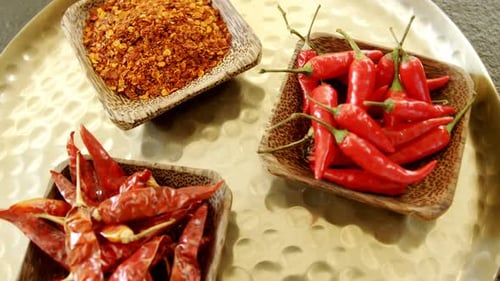 Red Peppers and Red Pepper Flakes