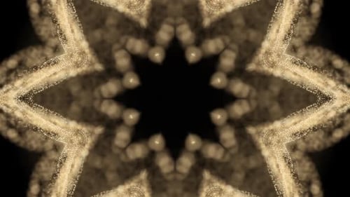 Vj Loop Gold Neon kaleidoscope