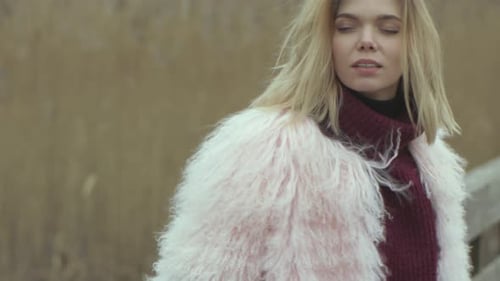 Laughing Girl on the Boardwalk