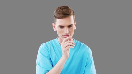 Surgeon using digital screen