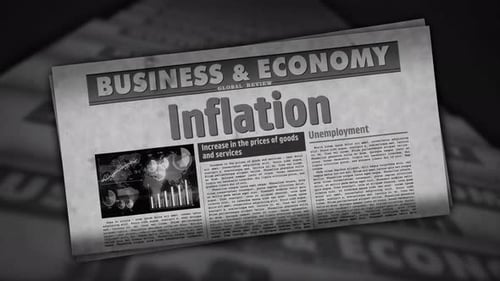 Retro Newspaper Reveal for Business and Economy