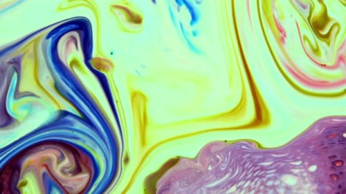 Color Explosion Abstract Art Painting 166