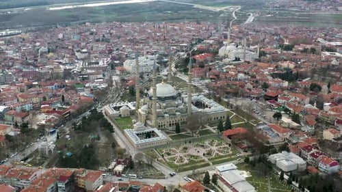 Moschee Selimiye Drohne