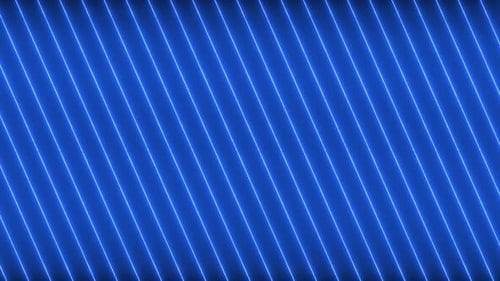 Blue Neon Diagonal Lines Motion Background