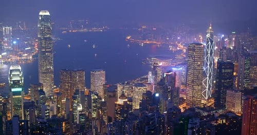 Hong Kong urban city