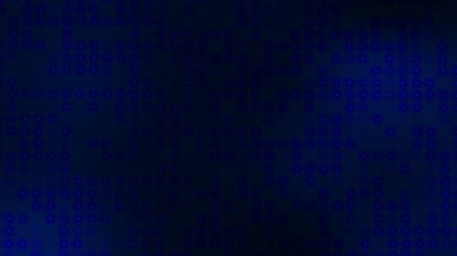 Animated Blue Geometric Circles Looping Technology Background