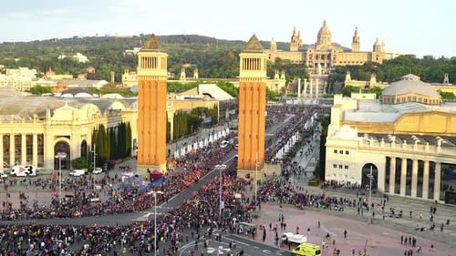 Praça das Pessoas da Multidão