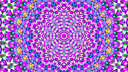 Helles abstraktes Lichtset, vollfarbiger Kaleidoskop-Hintergrund, lila