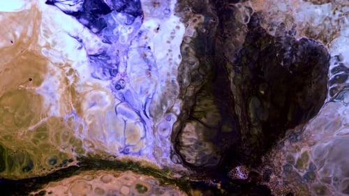 Abstract Fluid Art: Colorful Swirling Background