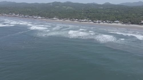 Hidden Beach shoreline on Beautiful Beach Tropical Location