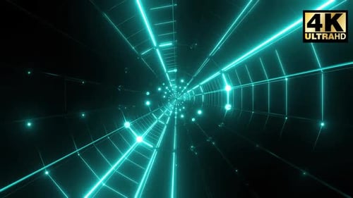 5 Light Tunnel Pack 4k