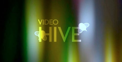 Vertical Blurred Spangling HD Loop