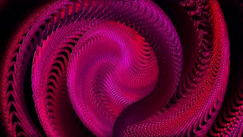 Abstract Colorful Spinning Particles V3