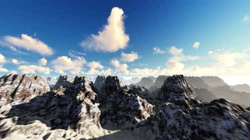 Flying Over The Mountains