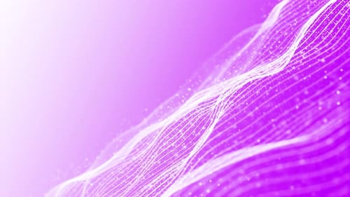 4K abstrakter Wellen-Hintergrund - Loopable