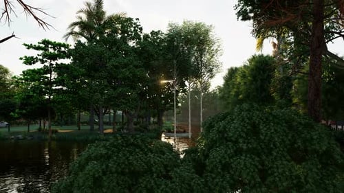 Garden And River 2