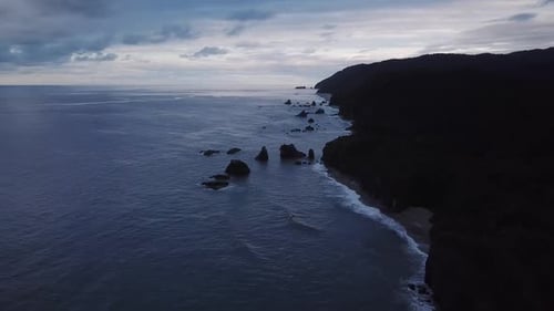 Rocky New Zealand coast