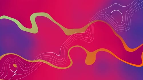Abstract colorful wavy background