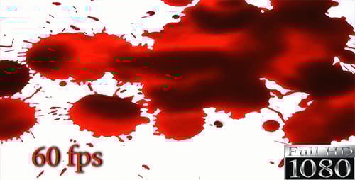 Vibrant Red Liquid Splatters on White Surface