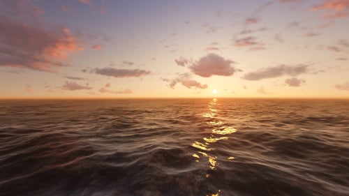 Endless Ocean Sunset