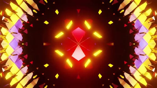 Bright Sunny Colored Vj Loop Background Equalizer For Party 4K