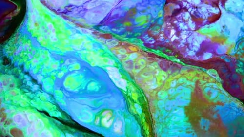 Bunte flüssige Tinte Farben Mischen Burst Swirl Fluid 57