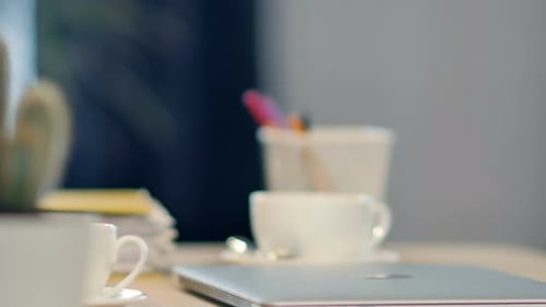 Successful Business Handshake in Modern Office Setting