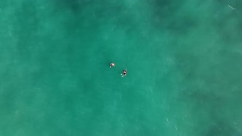 Sea Texture Aerıal Vıew 4 K Turkey Alanya