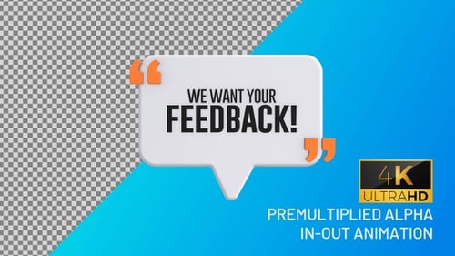 We Want Your Feedback