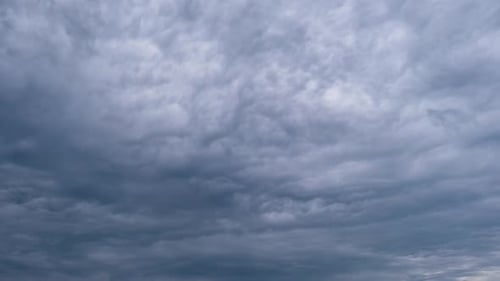 Timelapse of Dramatic Storm Clouds Moving in the Sky